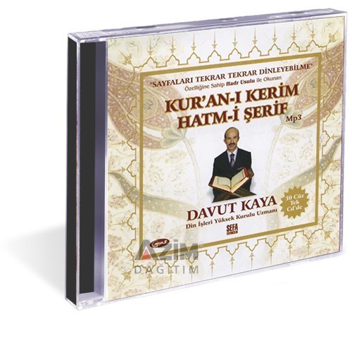 KUR`AN-I Hatim VCD`leri » Kuraný Kerim Hatmi Þerif  (Davut Kaya)